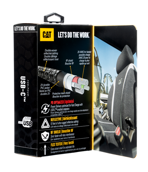 CAT® Certified USB-C to USB-C Power Delivery